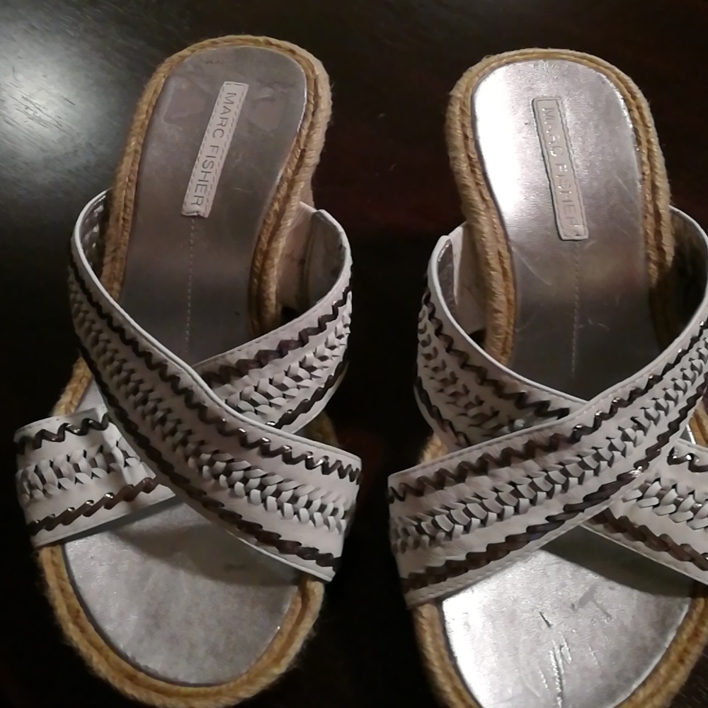 Marc Fisher wedge sandles